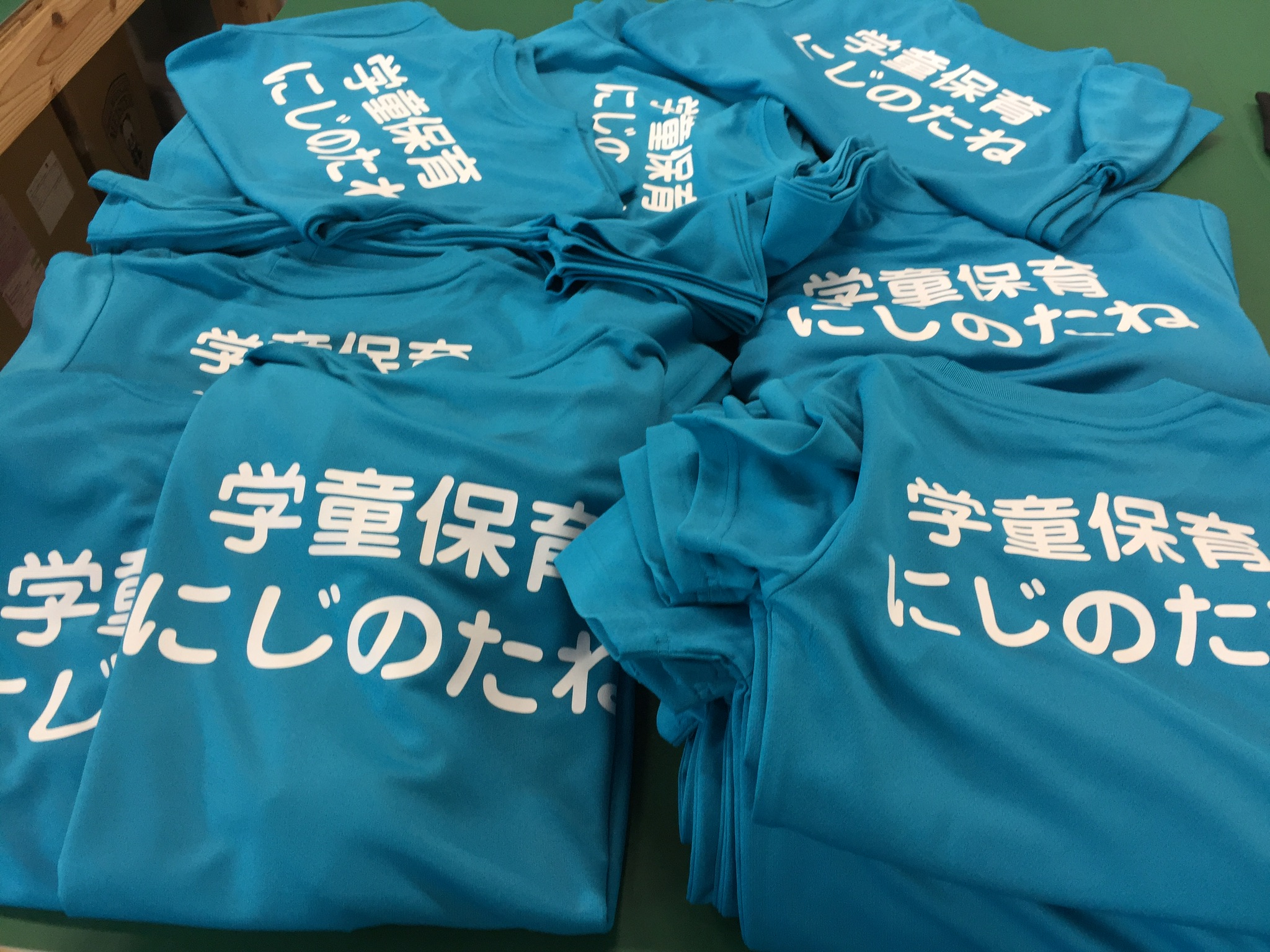 速乾ドライTシャツに文字プリント | 長崎県諫早市の看板製作・印刷